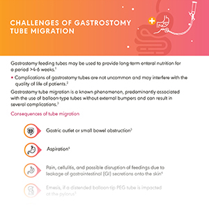 Advantages of enteral tubes with external retention device in preventing tube migration