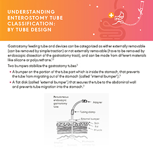 Enterostomy tube classification as per tube design